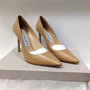 Jimmy Choo Romy Nude Pumps